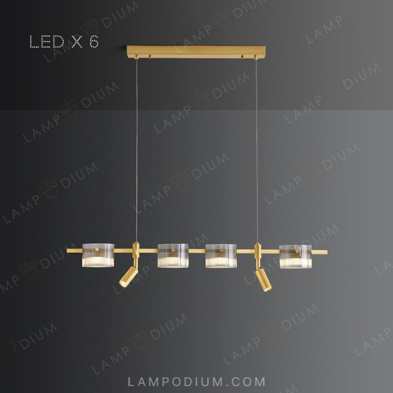 Linear, row luminaire NICOLETTA C LONG