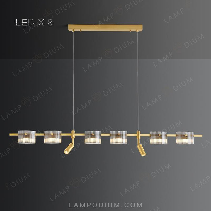 Linear, row luminaire NICOLETTA C LONG