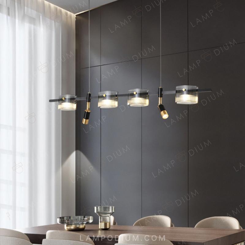 Linear, row luminaire NICOLETTA C LONG