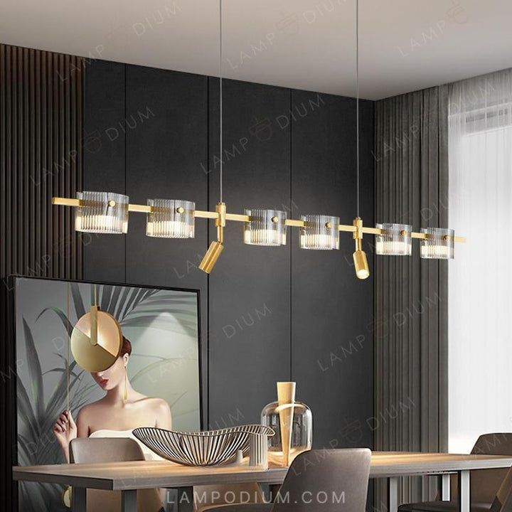 Linear, row luminaire NICOLETTA C LONG