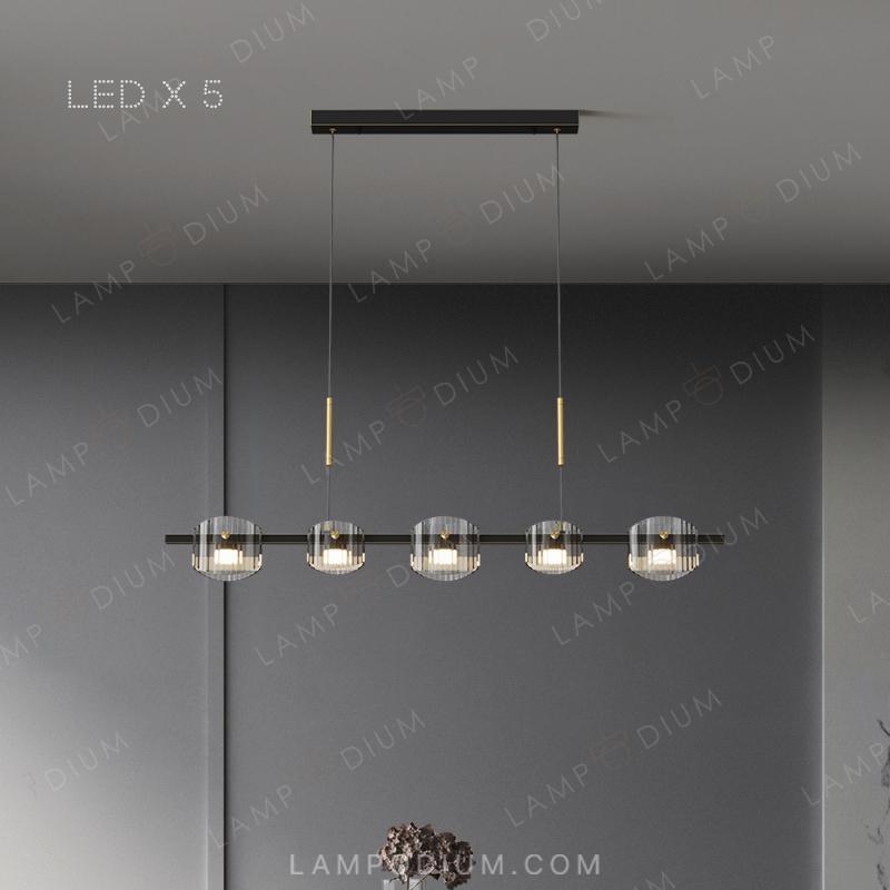 Linear, row luminaire NICOLETTA D LONG