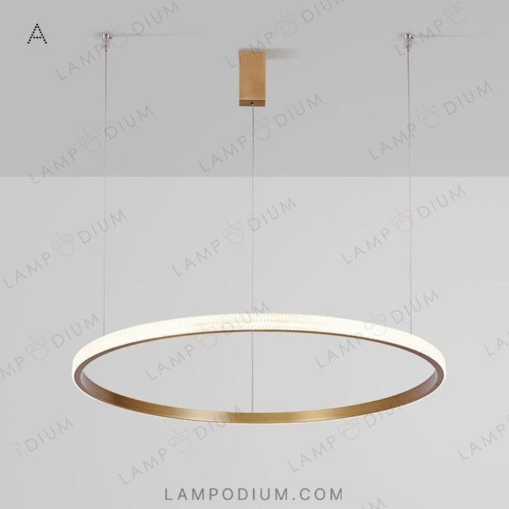 Circular chandeliers and lamps NIMBUS