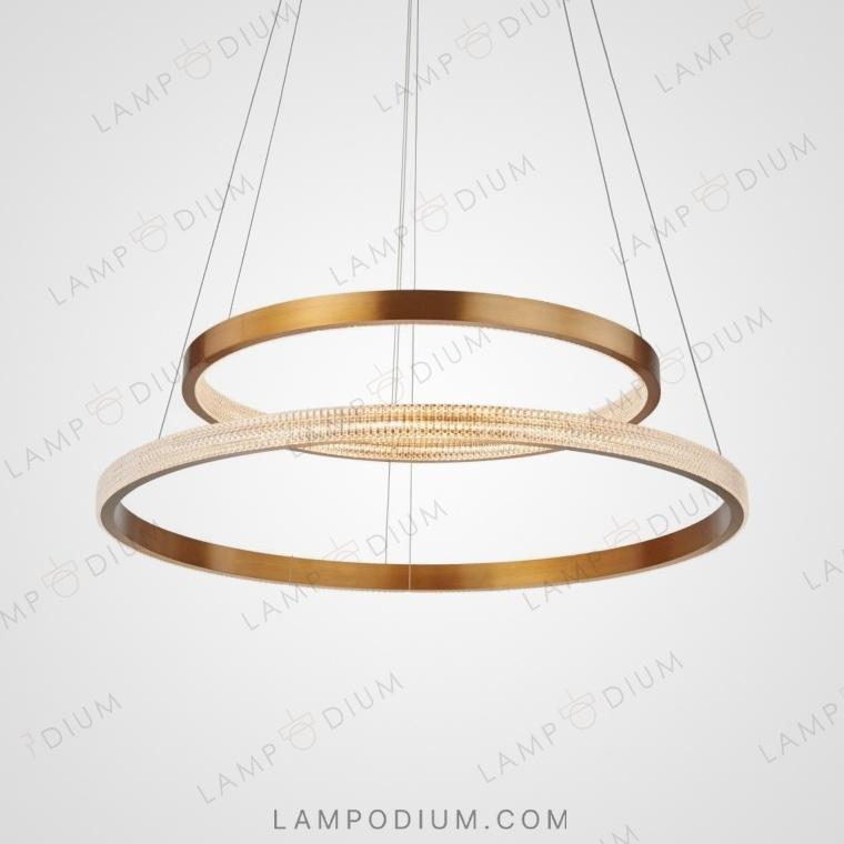 Circular chandeliers and lamps NIMBUS