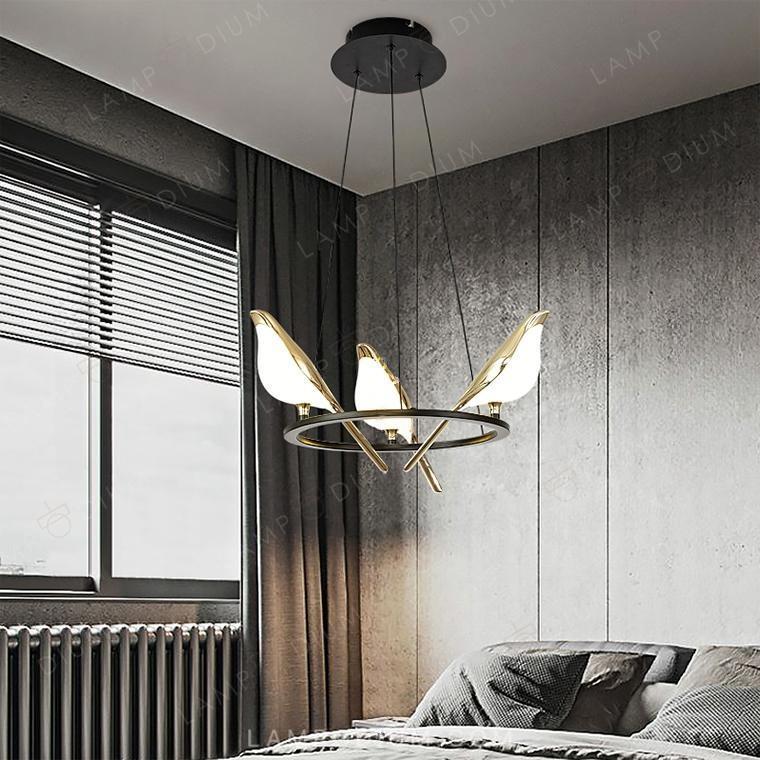 Circular chandeliers and light fixtures NOMI CH