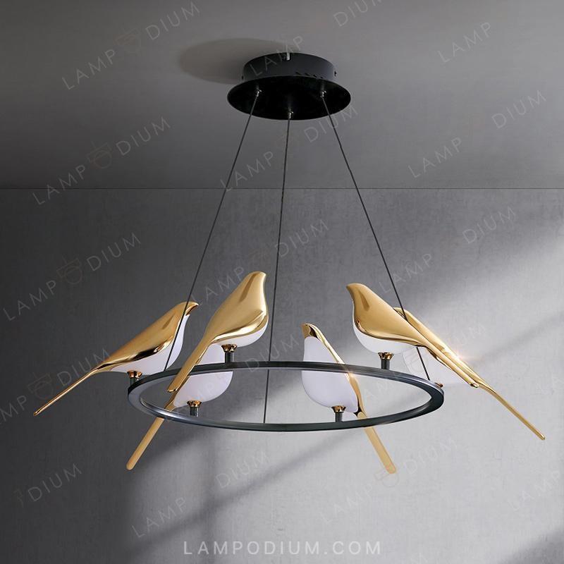 Circular chandeliers and light fixtures NOMI CH