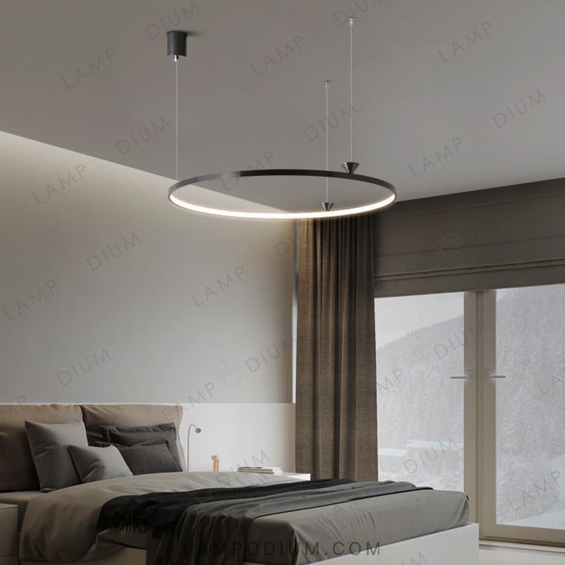 Circular chandeliers and light fixtures NORDEN B