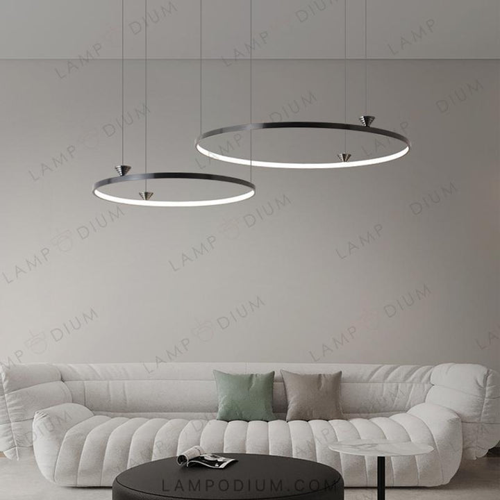 Circular chandeliers and light fixtures NORDEN B