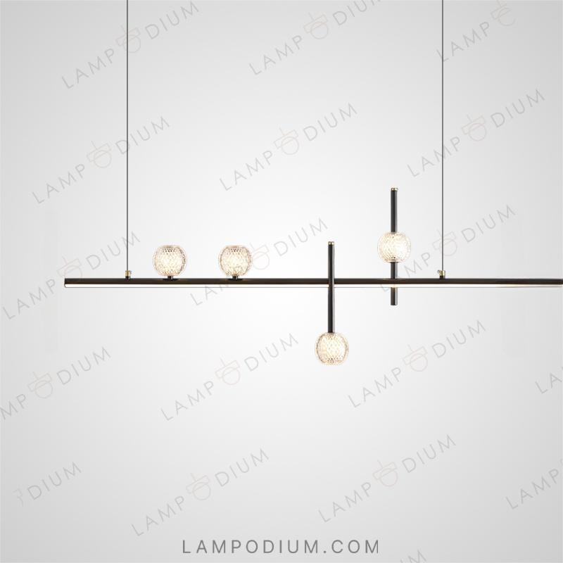 Linear, row luminaire NORTON