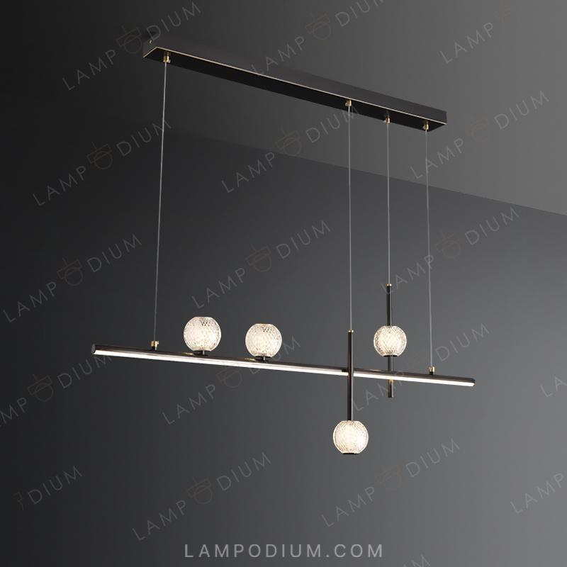 Linear, row luminaire NORTON