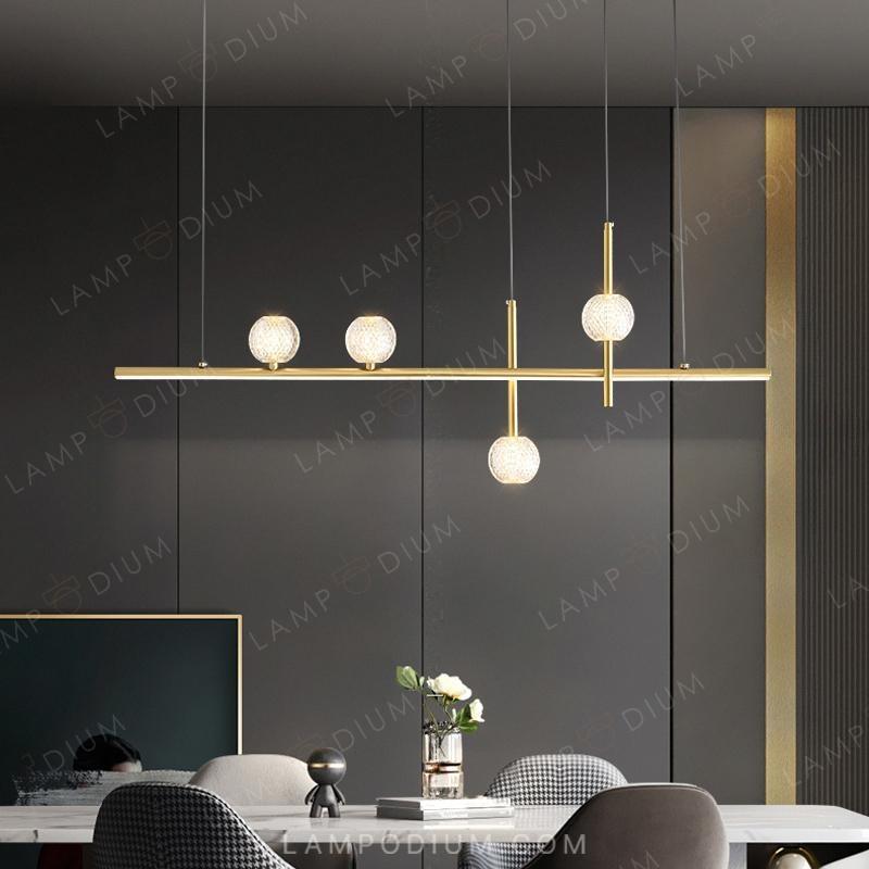 Linear, row luminaire NORTON