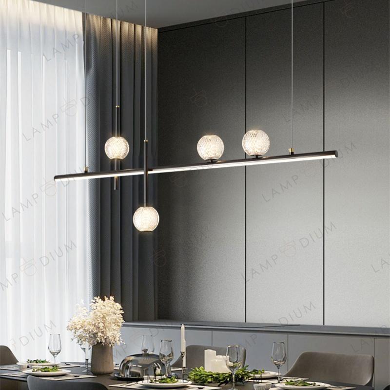 Linear, row luminaire NORTON