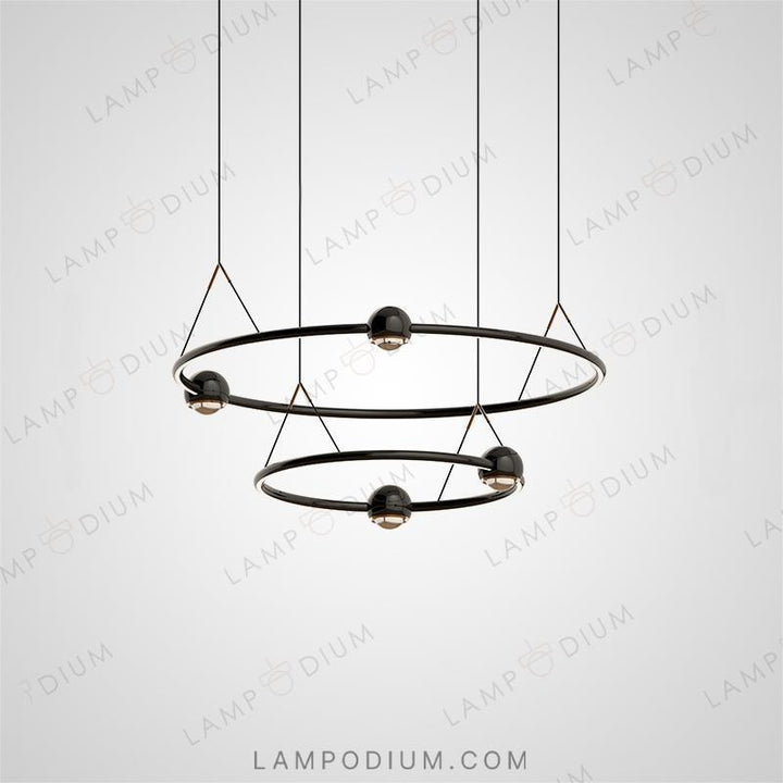 Ring chandeliers and lamps OCTAVIUS