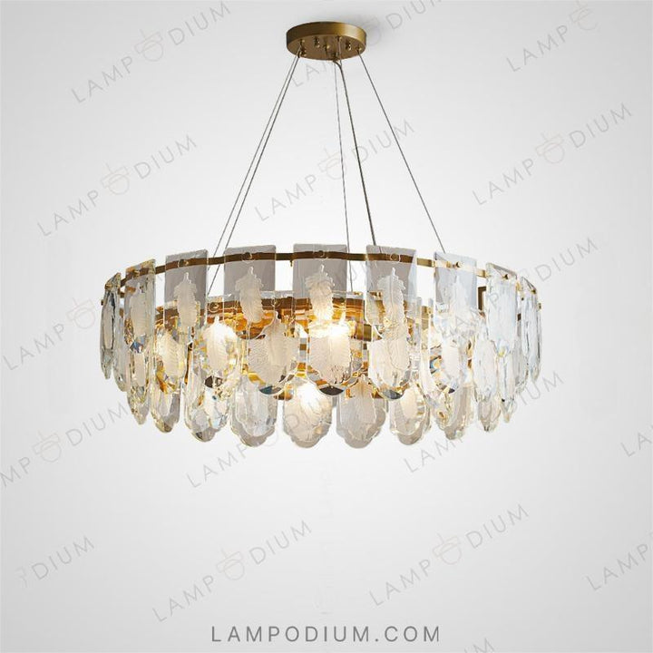 Circular chandeliers and light fixtures ODBORG