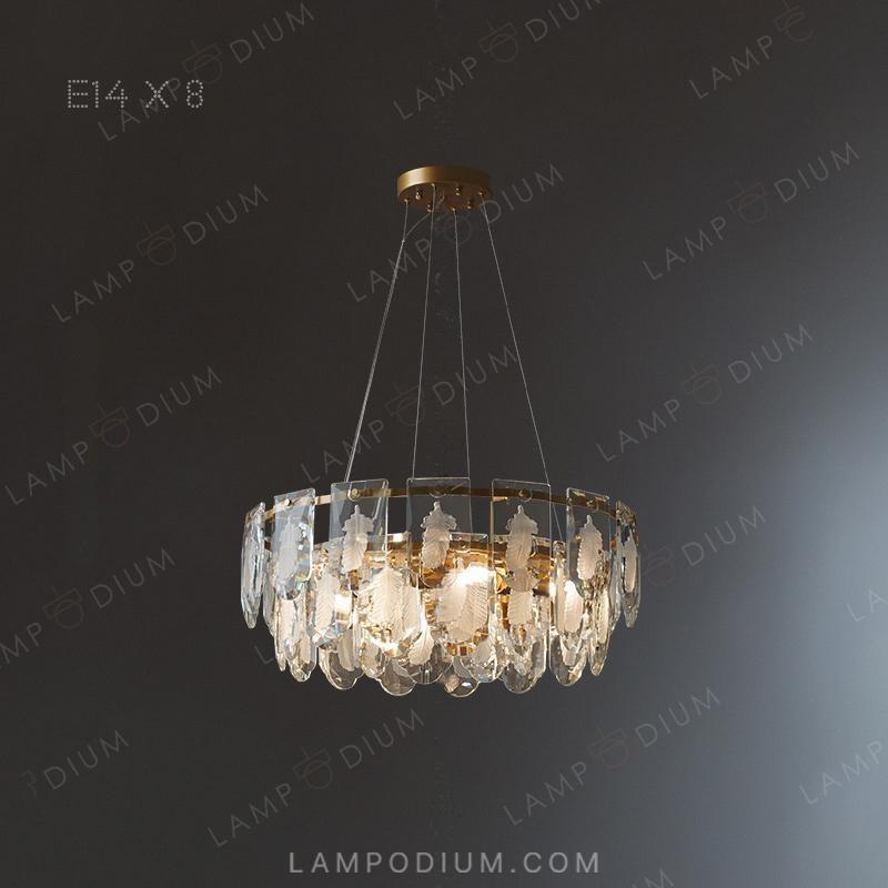 Circular chandeliers and light fixtures ODBORG