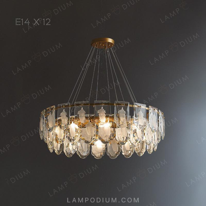 Circular chandeliers and light fixtures ODBORG