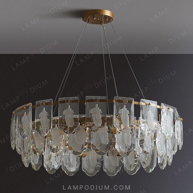 Circular chandeliers and light fixtures ODBORG