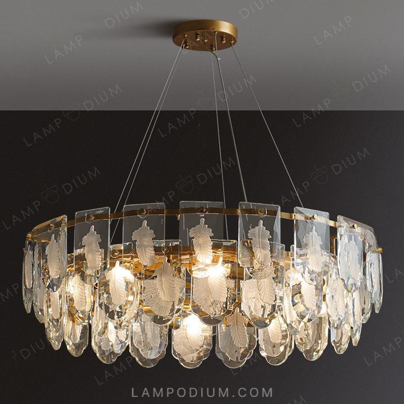 Circular chandeliers and light fixtures ODBORG