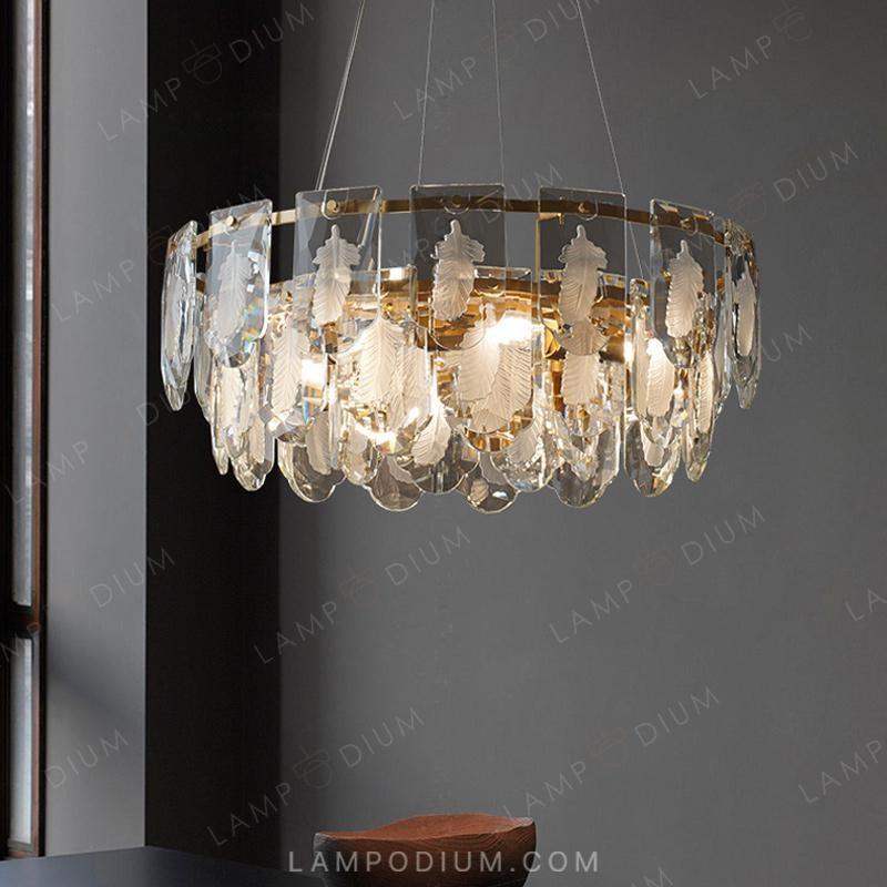 Circular chandeliers and light fixtures ODBORG