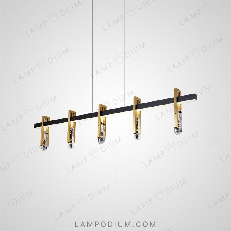 Linear, row luminaire ODELIA LONG