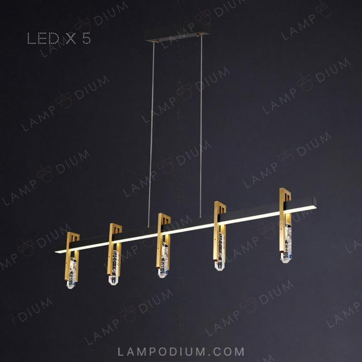 Linear, row luminaire ODELIA LONG