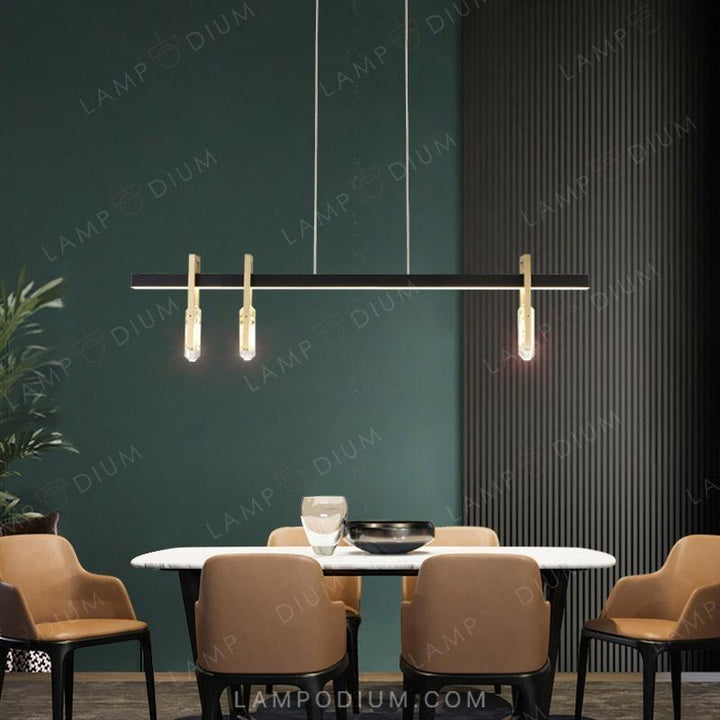 Linear, row luminaire ODELIA LONG