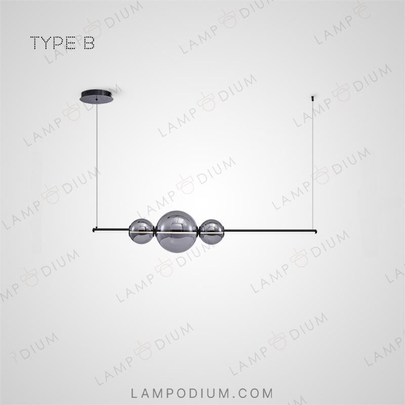 Linear, row luminaire OLAFUR