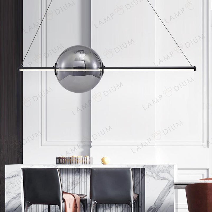 Linear, row luminaire OLAFUR