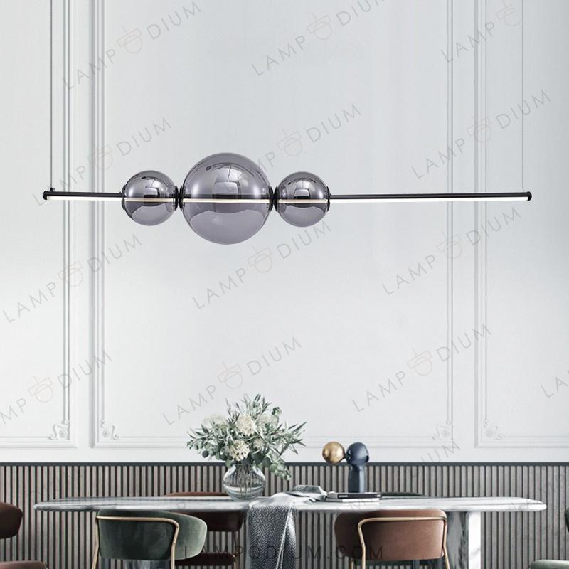 Linear, row luminaire OLAFUR