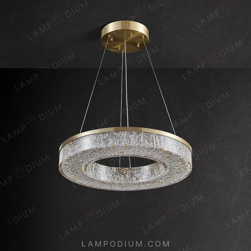 Circular chandeliers and light fixtures OLAGUS ONE