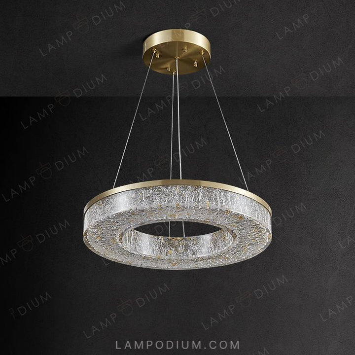 Circular chandeliers and light fixtures OLAGUS ONE