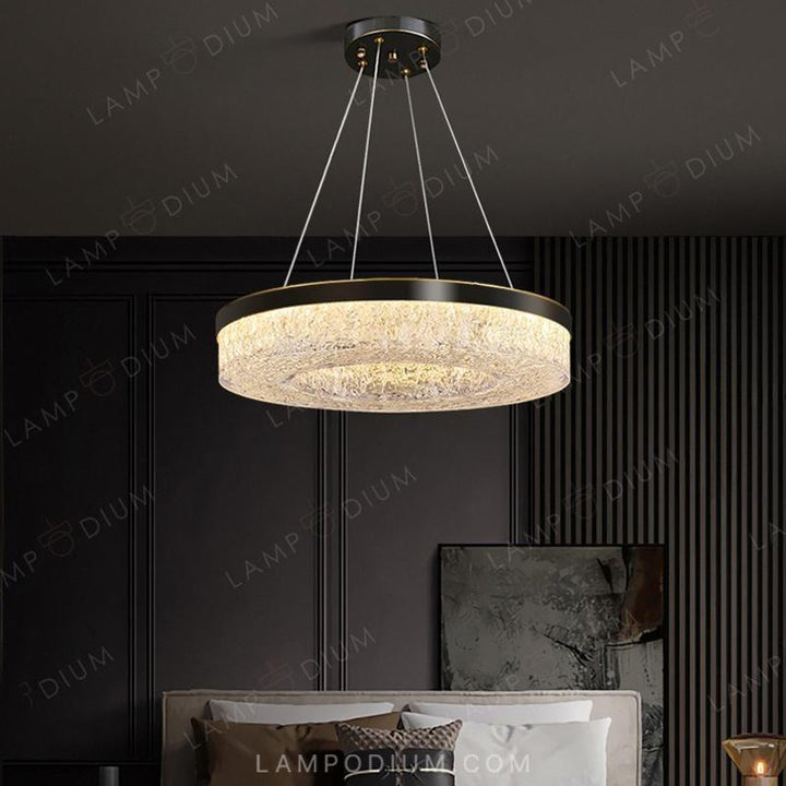 Circular chandeliers and light fixtures OLAGUS ONE