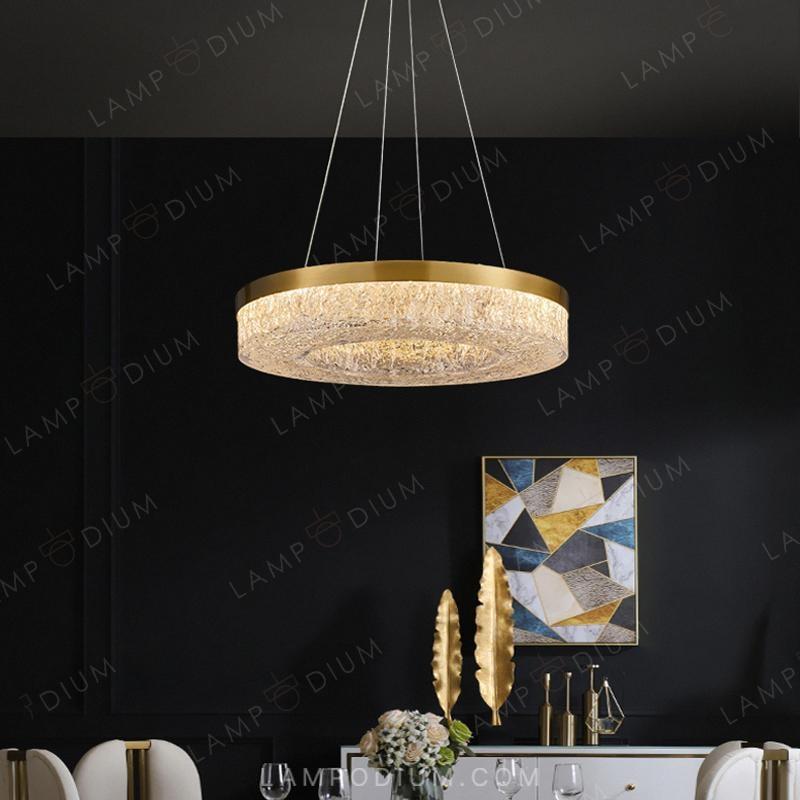 Circular chandeliers and light fixtures OLAGUS ONE