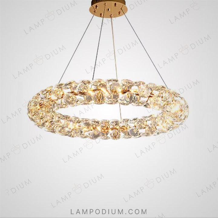 Circular chandeliers and lamps ORESTES