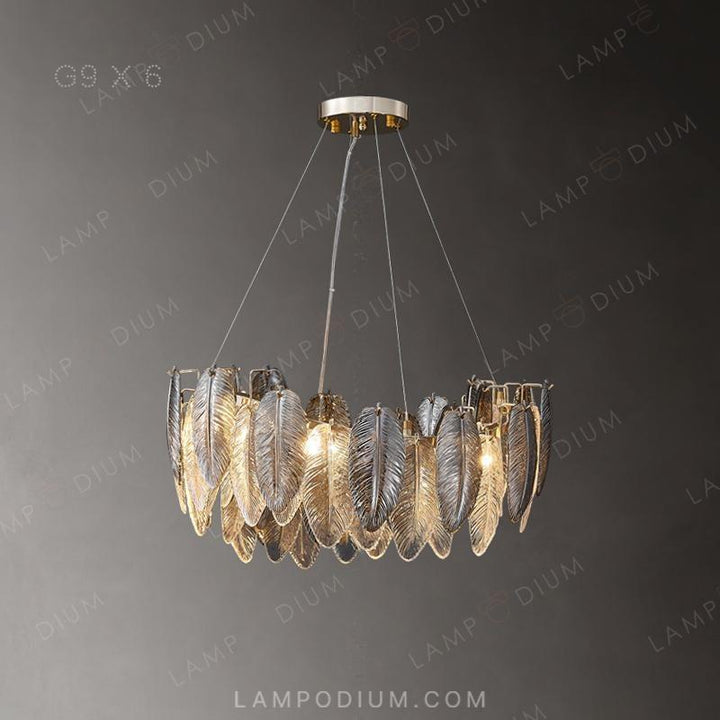 Circular chandeliers and light fixtures ORLANDA