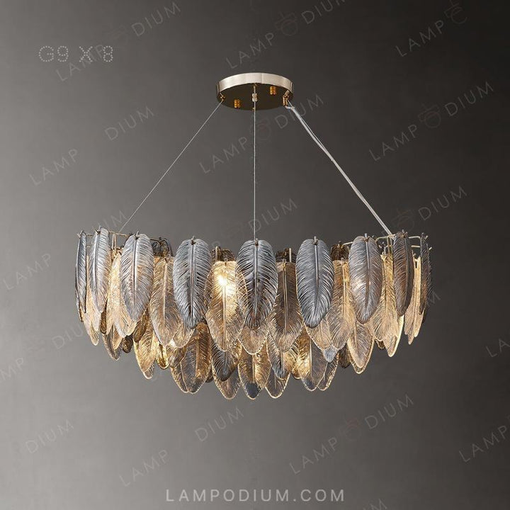 Circular chandeliers and light fixtures ORLANDA