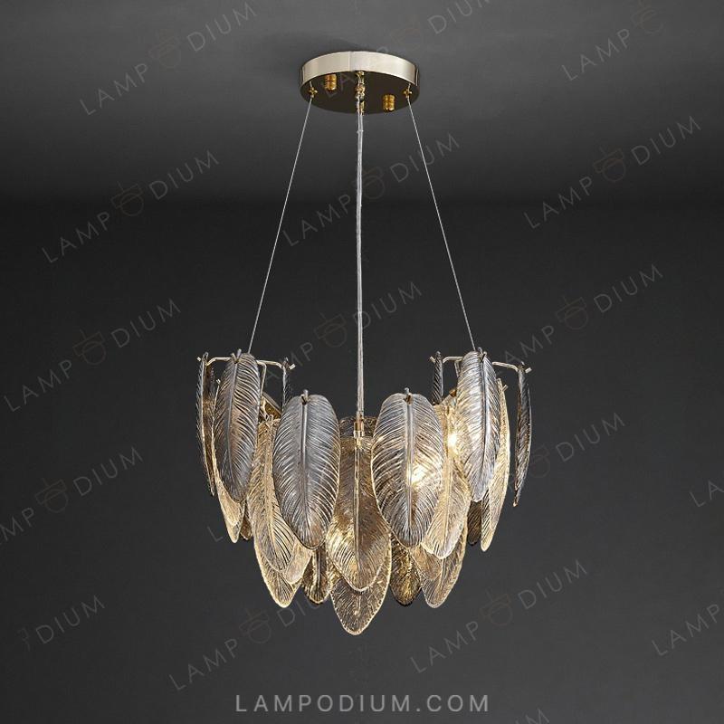 Circular chandeliers and light fixtures ORLANDA