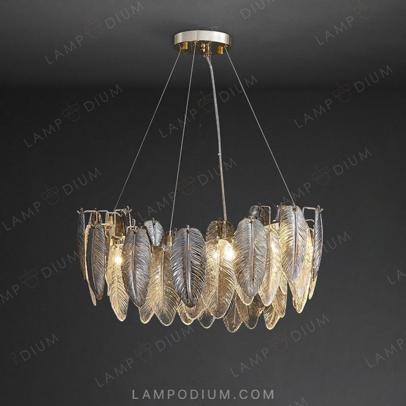 Circular chandeliers and light fixtures ORLANDA