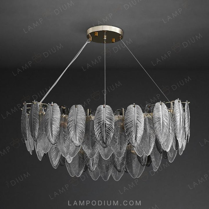 Circular chandeliers and light fixtures ORLANDA