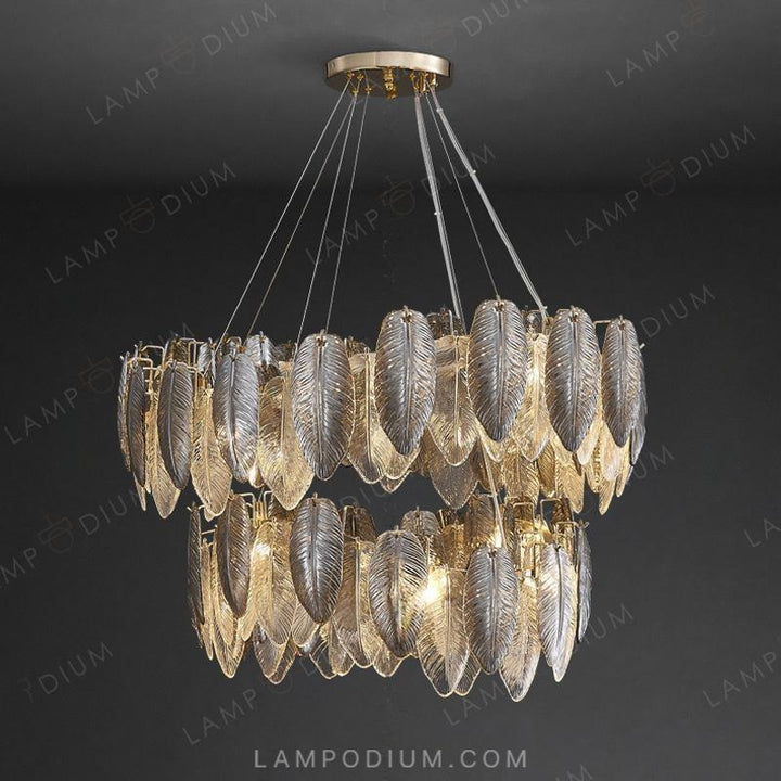 Circular chandeliers and light fixtures ORLANDA