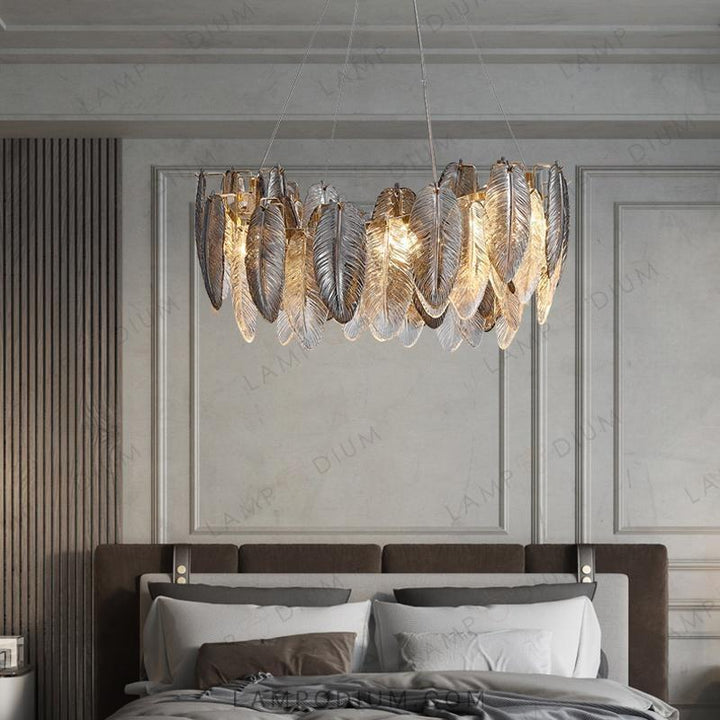 Circular chandeliers and light fixtures ORLANDA