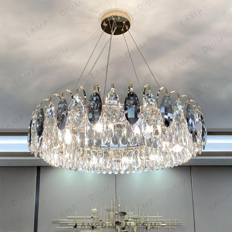 Circular chandeliers and lamps ORVALD