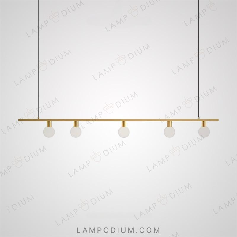 Linear, row luminaire OTTEN