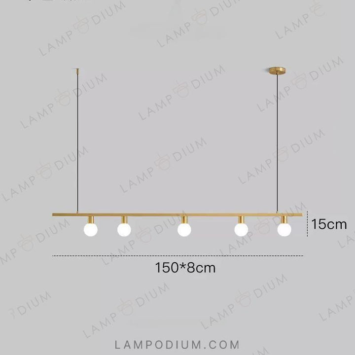 Linear, row luminaire OTTEN