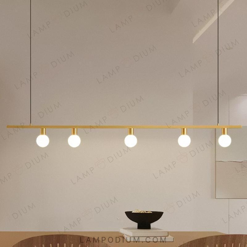 Linear, row luminaire OTTEN