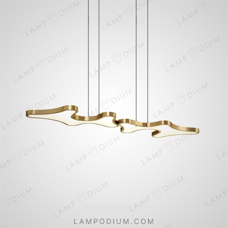 Linear, row luminaire OVERTON