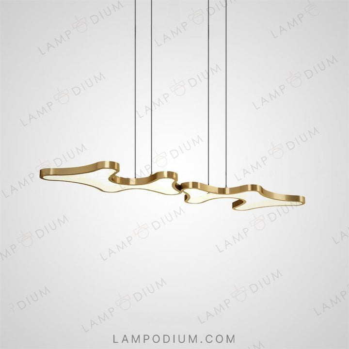 Linear, row luminaire OVERTON