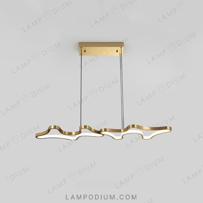 Linear, row luminaire OVERTON