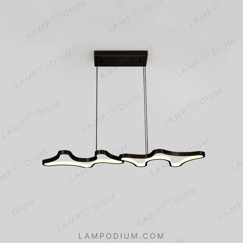 Linear, row luminaire OVERTON