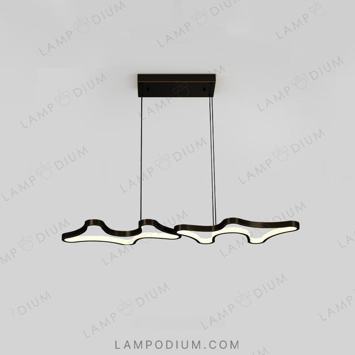 Linear, row luminaire OVERTON