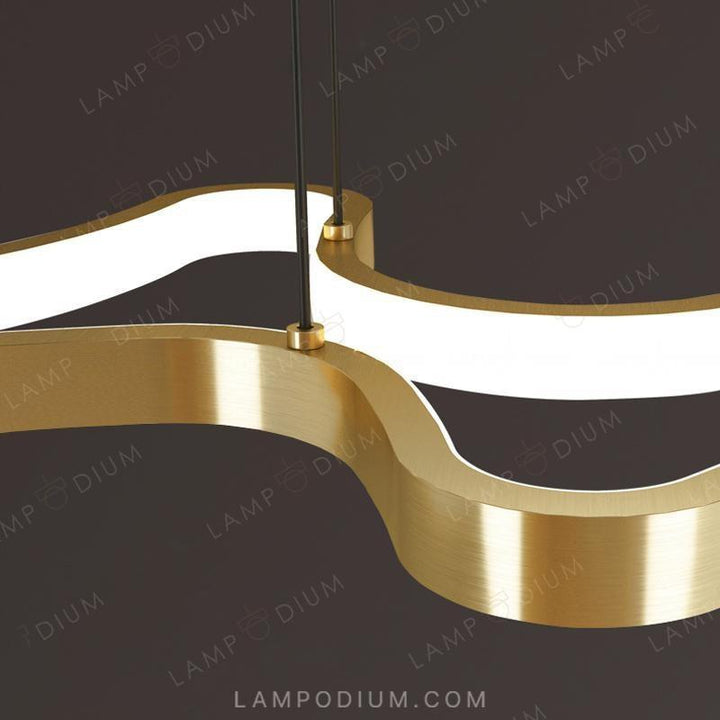 Linear, row luminaire OVERTON